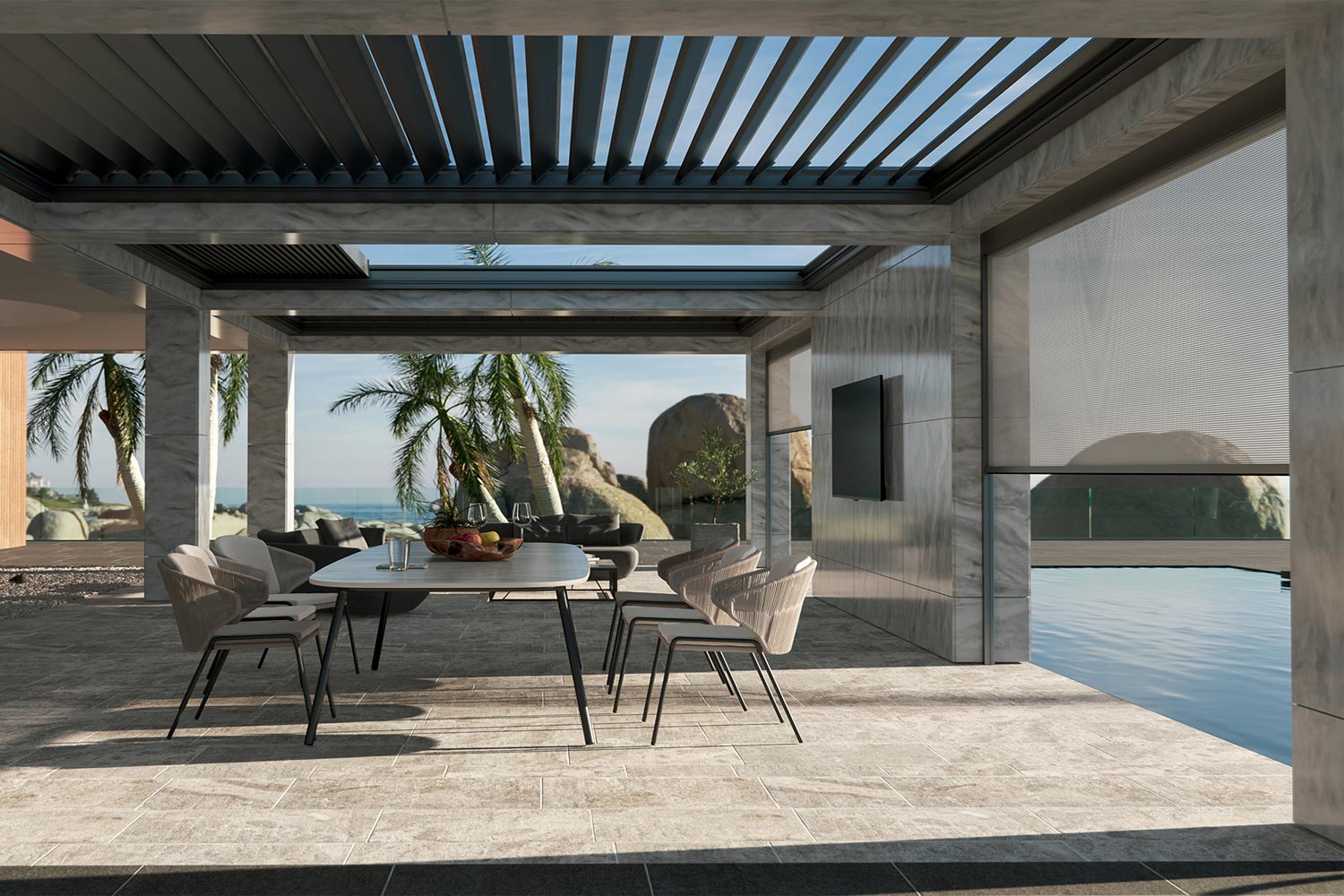 Inchidere terasa cu rulou