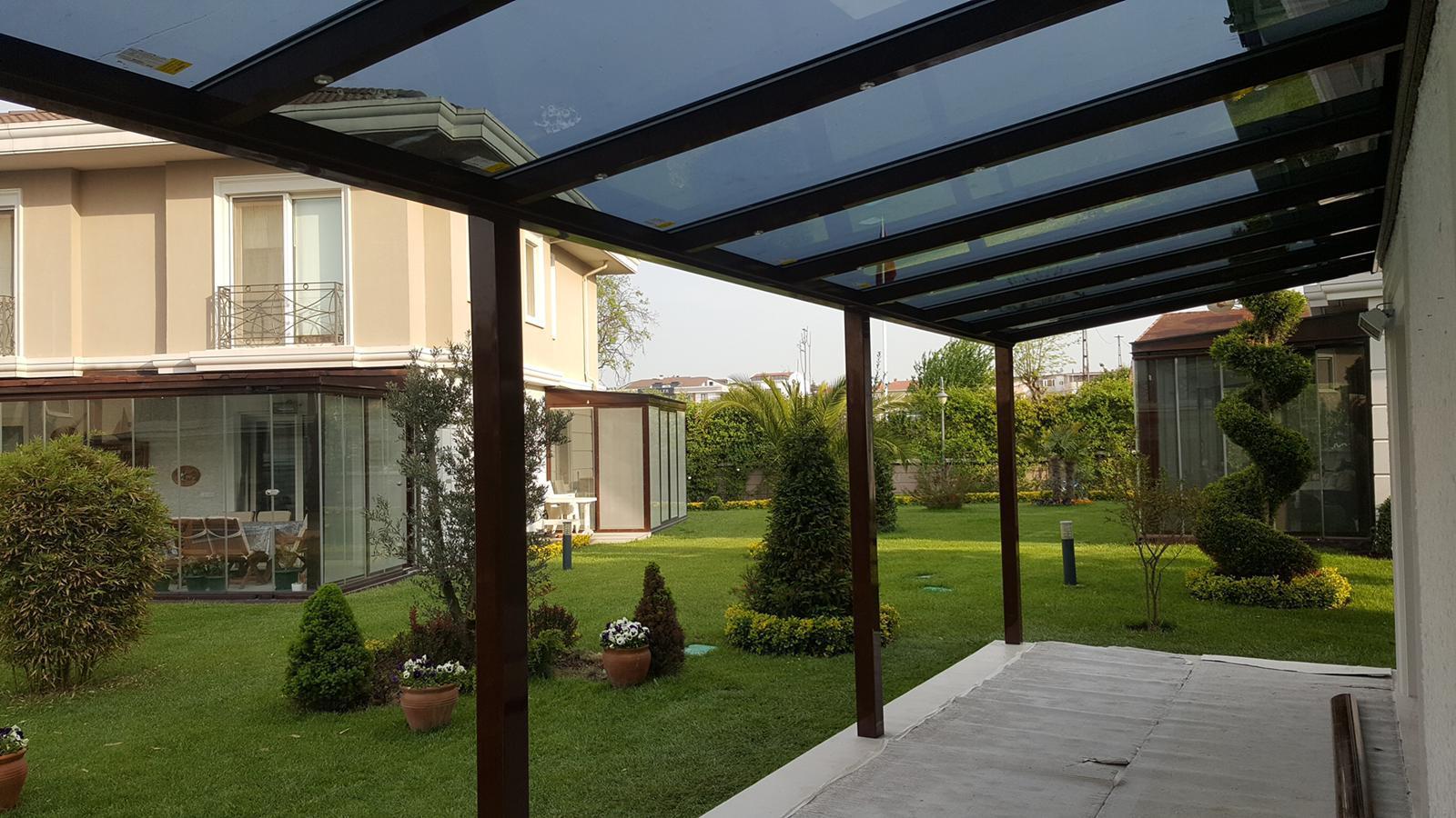 Veranda moderna din sticla si aluminiu — terasa casa rezidentiala Pergola Lux